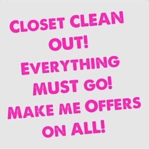 Help Clear Out Closet!! Accepting Offers on all items!!